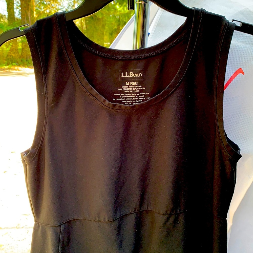 Black LL Bean sports summer dress